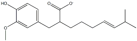 4-HYDROXY-3-METHOXYBENZYL(E)-8-METHYL-6-NONENOATE Structure