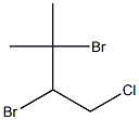 1-CHLORO-2,3-DIBROMO-3-METHYLBUTANE Structure