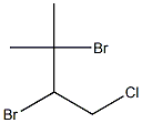 1-CHLORO-2,3-DIBROMO-3-METHYLBUTANE 구조식 이미지