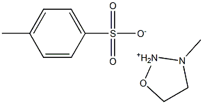 3-METHYL-4,5-DIHYDRO-1,2,3-OXADIAZOLIUMTOSYLATE Structure