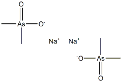 DISODIUMDIMETHYLARSINATE Structure