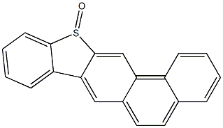 BENZO[B]PHENANTHRO[2,3-D]THIOPHENE-12-OXIDE 구조식 이미지