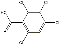 2,3,4,6-TETRACHLORO-BENZOICACID 구조식 이미지