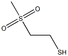 2-MERCAPTOETHYLMETHYLSULPHONE Structure