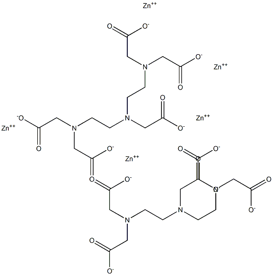 ZINCDIETHYLENETRIAMINEPENTACETATE 구조식 이미지