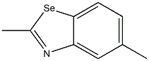 5-METHYL-2-METHYLBENZSELENAZOLE Structure