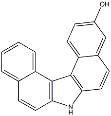 DIBENZO(C,G)CARBAZOLE,3-HYDROXY- 구조식 이미지