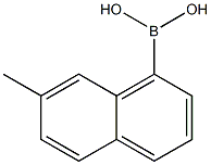 7-Methyl-1-naphthaleneboronicacid 구조식 이미지