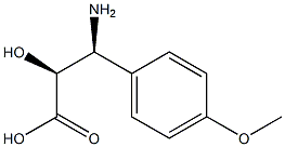 (2S,3S)-3-Amino-2-hydroxy-3-(4-methoxy-phenyl)-propanoic acid Structure