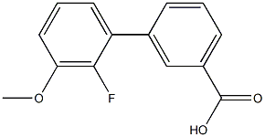 3-(2-Fluoro-3-methoxyphenyl)benzoic acid 구조식 이미지