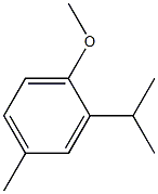 1-methoxy-4-methyl-2-propan-2-yl-benzene Structure