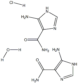 5-amino-1H-imidazole-4-carboxamide monohydrate
5-amino-1H-imidazole-4-carboxamide hydrochloride 구조식 이미지