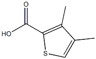 3,4-Dimethylthiophene-2-carboxylic acid 구조식 이미지