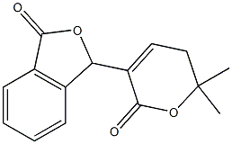 3-(6,6-dimethyl-2-oxo-5H-pyran-3-yl)-3H-isobenzofuran-1-one 구조식 이미지