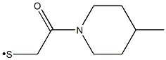 [2-(4-Methyl-piperidin-1-yl)-2-oxo-ethylsulfanyl]- Structure