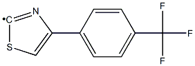 [4-(4-Trifluoromethyl-phenyl)-thiazol-2-yl]- 구조식 이미지