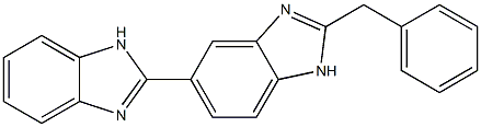 2'-Benzyl-3H,1'H-[2,5']bibenzoimidazolyl-5- Structure