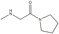 2-Methylamino-1-pyrrolidin-1-yl-ethanone Structure