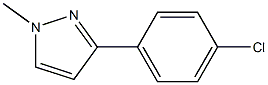 3-(4Chlorophenyl)-1-methyl-1H-pyrazole Structure