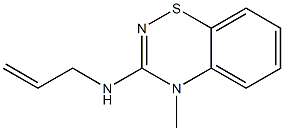 3-(Allylamino)-4-methyl-4H-1,2,4-benzothiadiazin- Structure