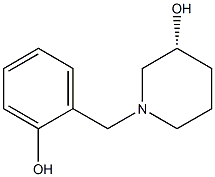 (3R)-1-(2-hydroxybenzyl)piperidin-3-ol 구조식 이미지
