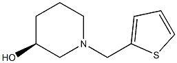 (3S)-1-(thiophen-2-ylmethyl)piperidin-3-ol 구조식 이미지