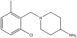1-(2-chloro-6-methylbenzyl)piperidin-4-amine Structure