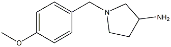 1-(4-methoxybenzyl)pyrrolidin-3-amine 구조식 이미지