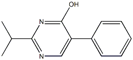 2-(1-methylethyl)-5-phenylpyrimidin-4-ol Structure