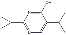 2-cyclopropyl-5-(1-methylethyl)pyrimidin-4-ol 구조식 이미지