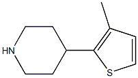 4-(3-methylthiophen-2-yl)piperidine Structure