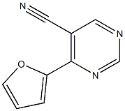 4-furan-2-ylpyrimidine-5-carbonitrile Structure