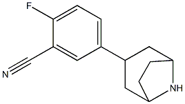 5-(8-azabicyclo[3.2.1]oct-3-yl)-2-fluorobenzonitrile Structure