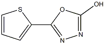 5-thiophen-2-yl-1,3,4-oxadiazol-2-ol 구조식 이미지