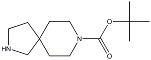 2,8-DIAZA-SPIRO[4.5]DECANE-8-CARBOXYLIC ACID TERT-BUTYL ESTER Structure