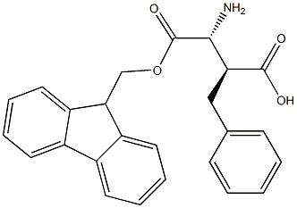 (R,S)-Fmoc-3-amino-2-benzyl-propionic acid 구조식 이미지