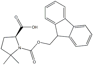 Fmoc-5,5-dimethyl-L-proline Structure