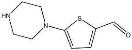 5-(N1-PIPERAZINYL)THIOPHENE-2-CARBOXALDEHYDE Structure