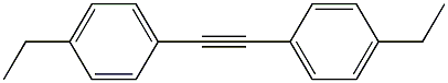 BIS-(4-ETHYLPHENYL)ACETYLENE: 99.7% 구조식 이미지