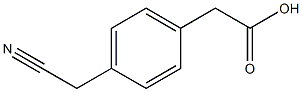[4-(cyanomethyl)phenyl]acetic acid Structure