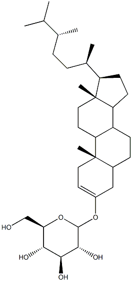 Campesteryl-D-glucoside Structure