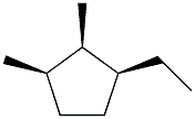 1,cis-2-dimethyl-cis-3-ethylcyclopentane Structure