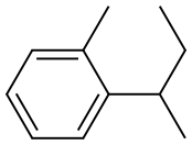 1-methyl-2-sec-butylbenzene Structure