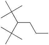 2,2-dimethyl-3-tert-butylhexane Structure