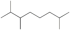 2,3,7-trimethyloctane Structure