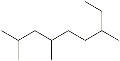 2,4,7-trimethylnonane Structure