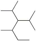2,4-dimethyl-3-isopropylhexane Structure