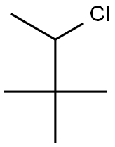 2-chloro-3,3-dimethylbutane Structure