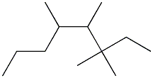 3,3,4,5-tetramethyloctane Structure