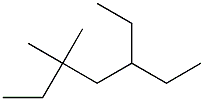 3,3-dimethyl-5-ethylheptane Structure